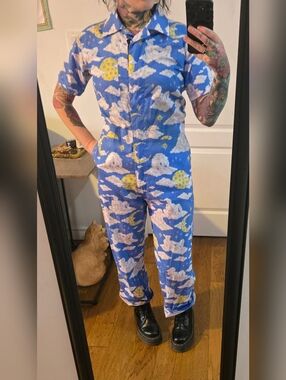 Poplin Coveralls Cloud People